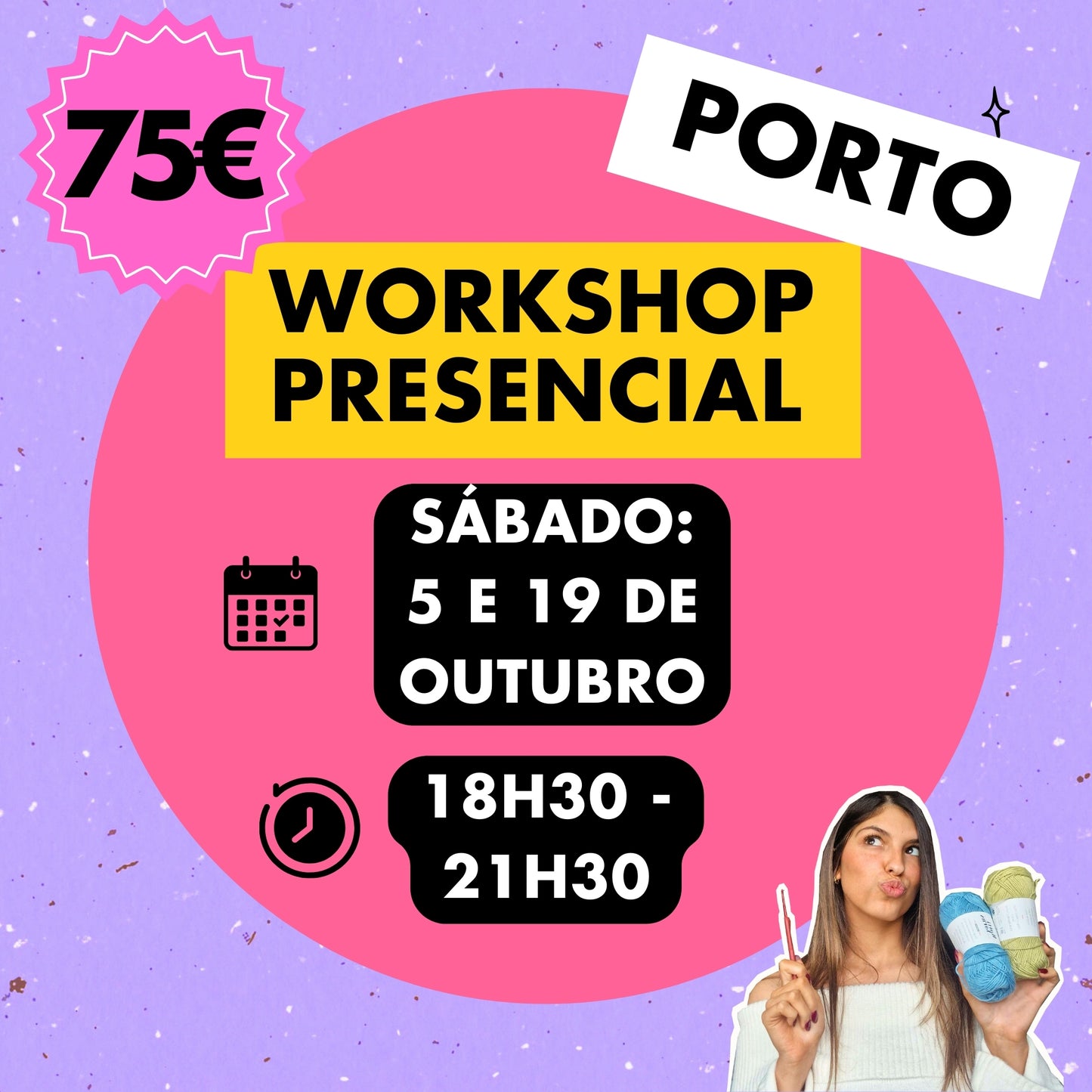 Workshop presencial iniciantes (PORTO) 5 e 19 de Outubro - Sábados (18:30 - 21:30) (20€ da inscrição - valor total 75€)
