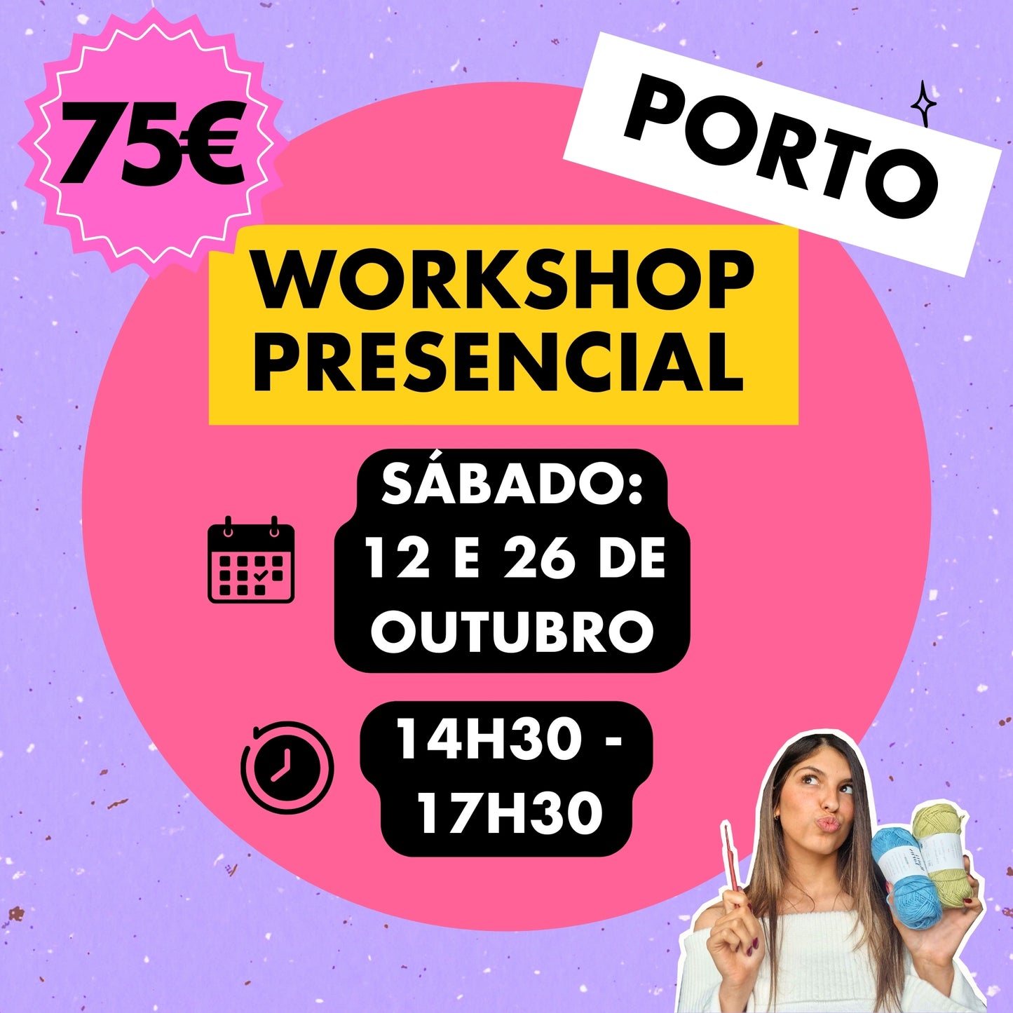 Workshop presencial iniciantes (PORTO) 12 e 26 de Outubro - Sábados (14:30 - 17:30) (20€ da inscrição - valor total 75€)