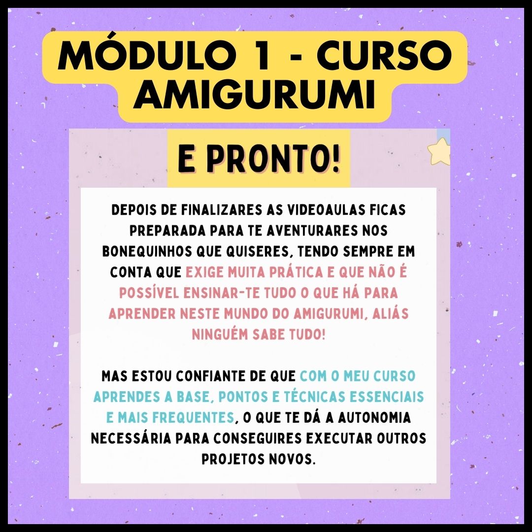 Academia amigurumi🌟Acesso VIP
