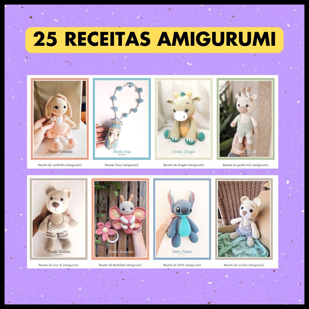 Academia amigurumi🌟Acesso VIP