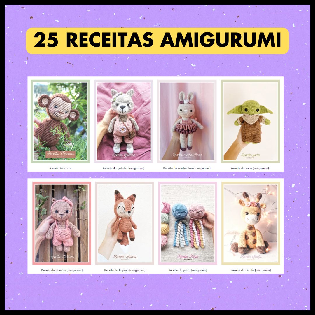 Academia amigurumi🌟Acesso VIP