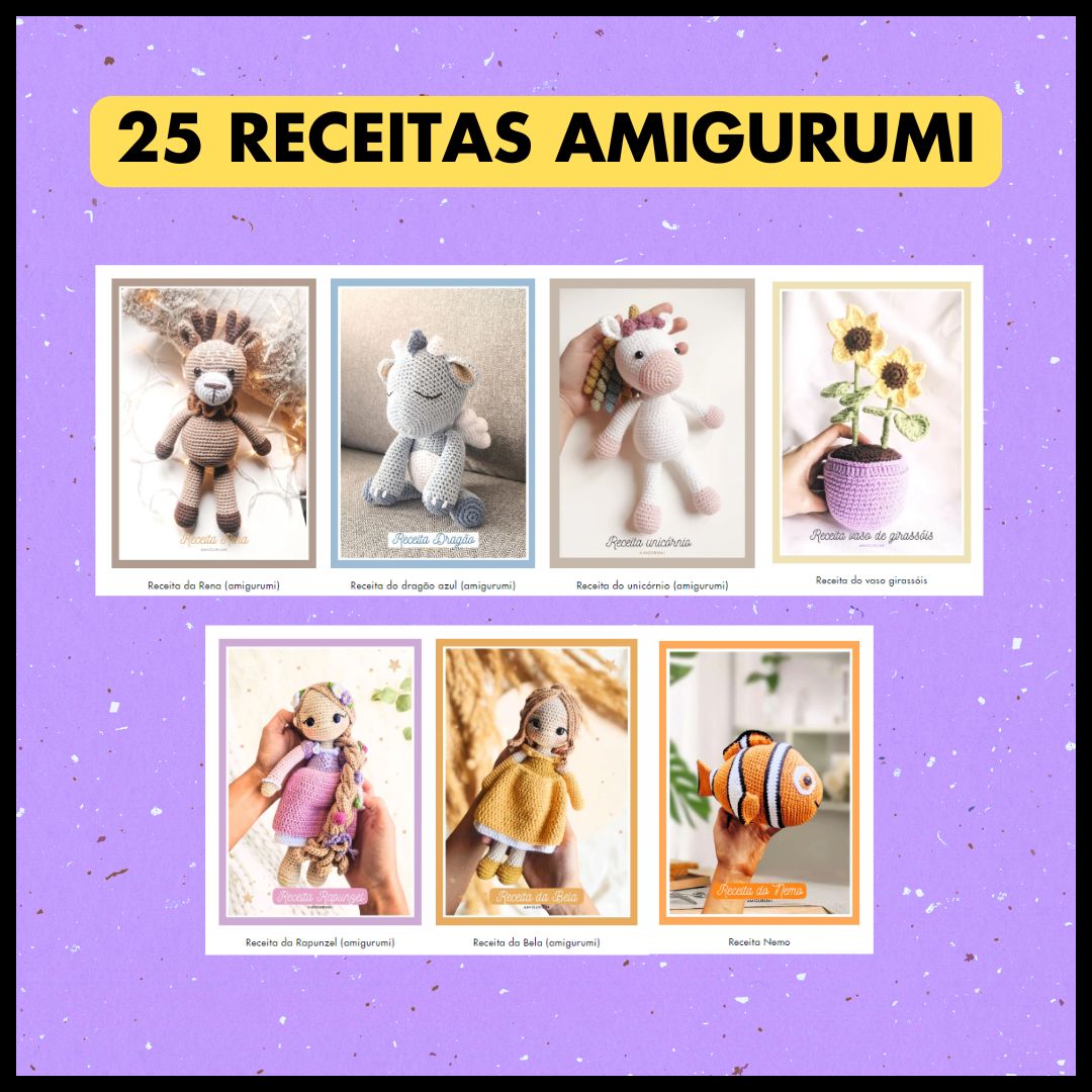 Academia amigurumi🌟Acesso VIP