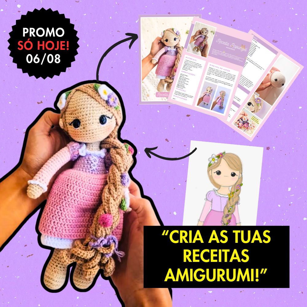 Curso "Cria as tuas receitas amigurumi"🌟